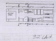 Western Star 32′ Custom Motorhome floorplan