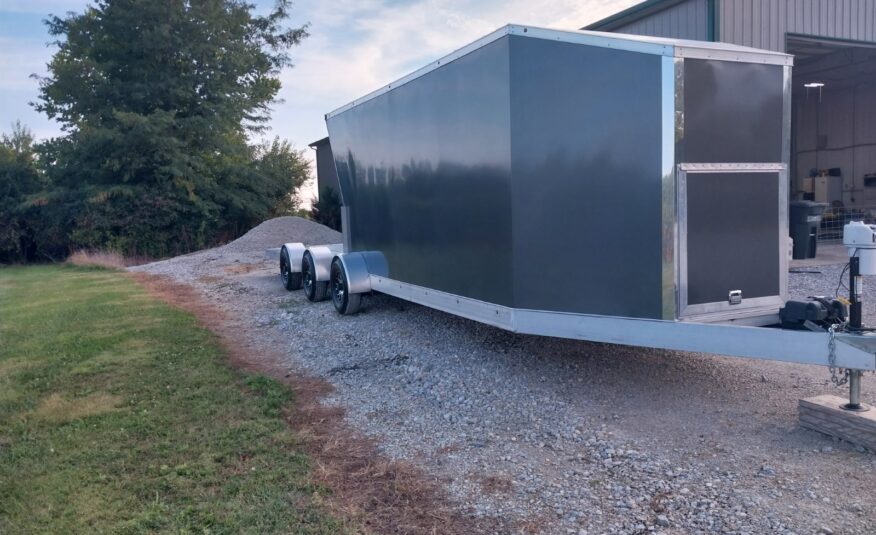 32ft V Nose Box Open Trailer